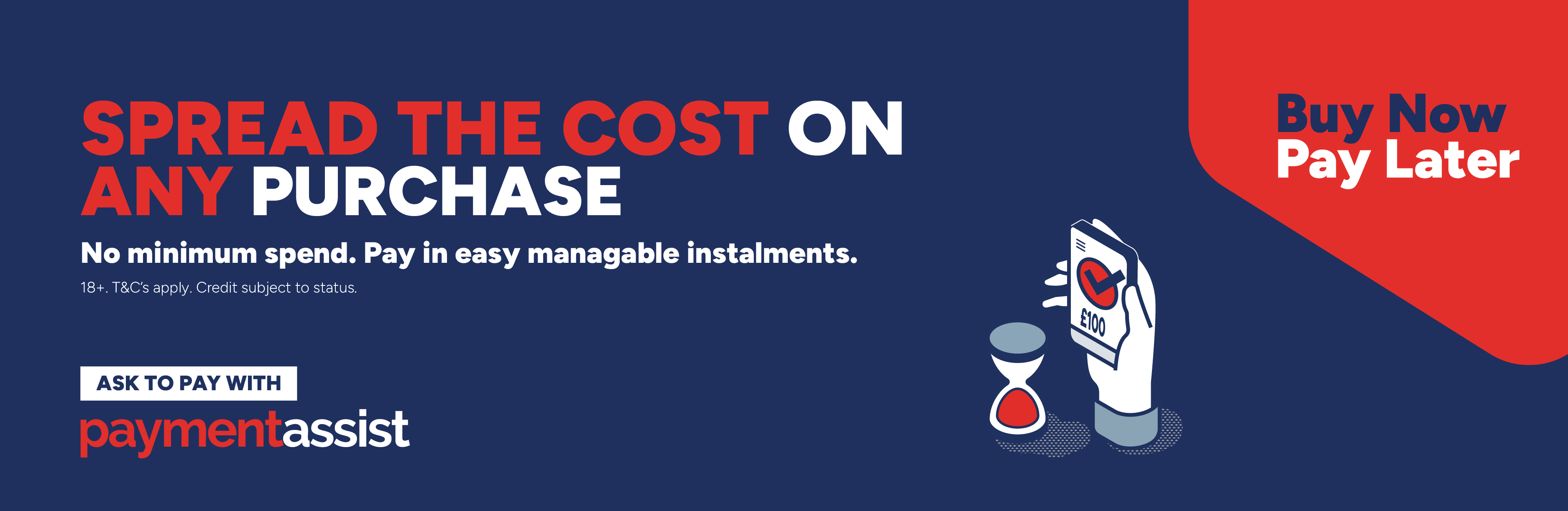 Payment Assist - 0% interest available