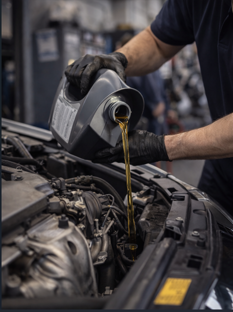 Vehicle Servicing Oil Change