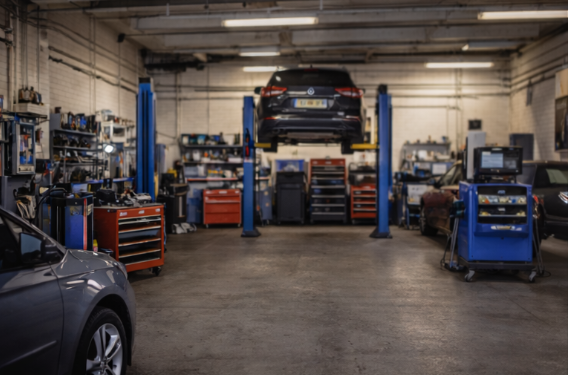 Clean Organised Workshop